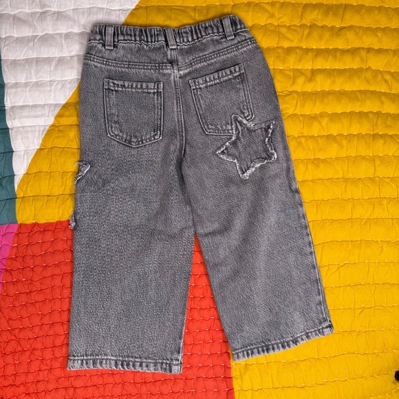 Zara Kids Gray Star Patch Jeans - Picture 6 of 7